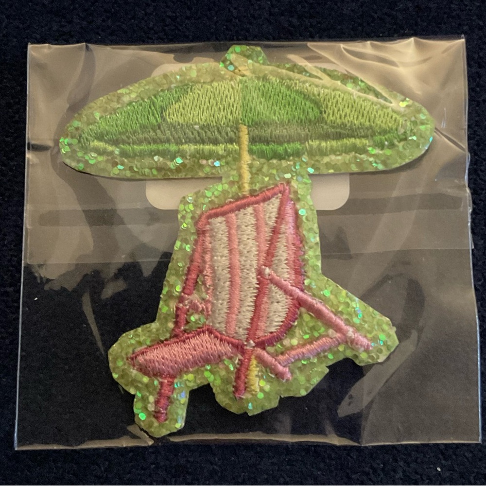 Stoney Clover Lane NWT beach chair patch